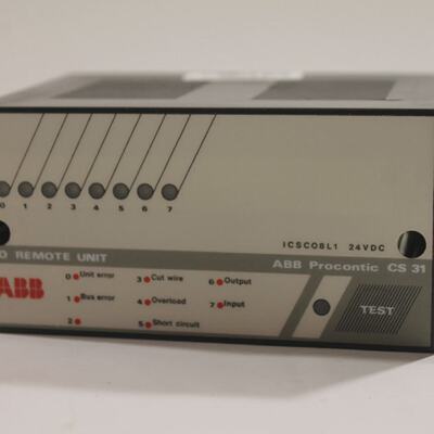 ABB ICSC08L1 Procontic CS31 IO Remote Unit 24V