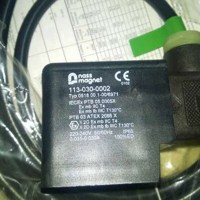 迅051800.1006971德国NASSmagnet电磁阀防爆线圈1130300002