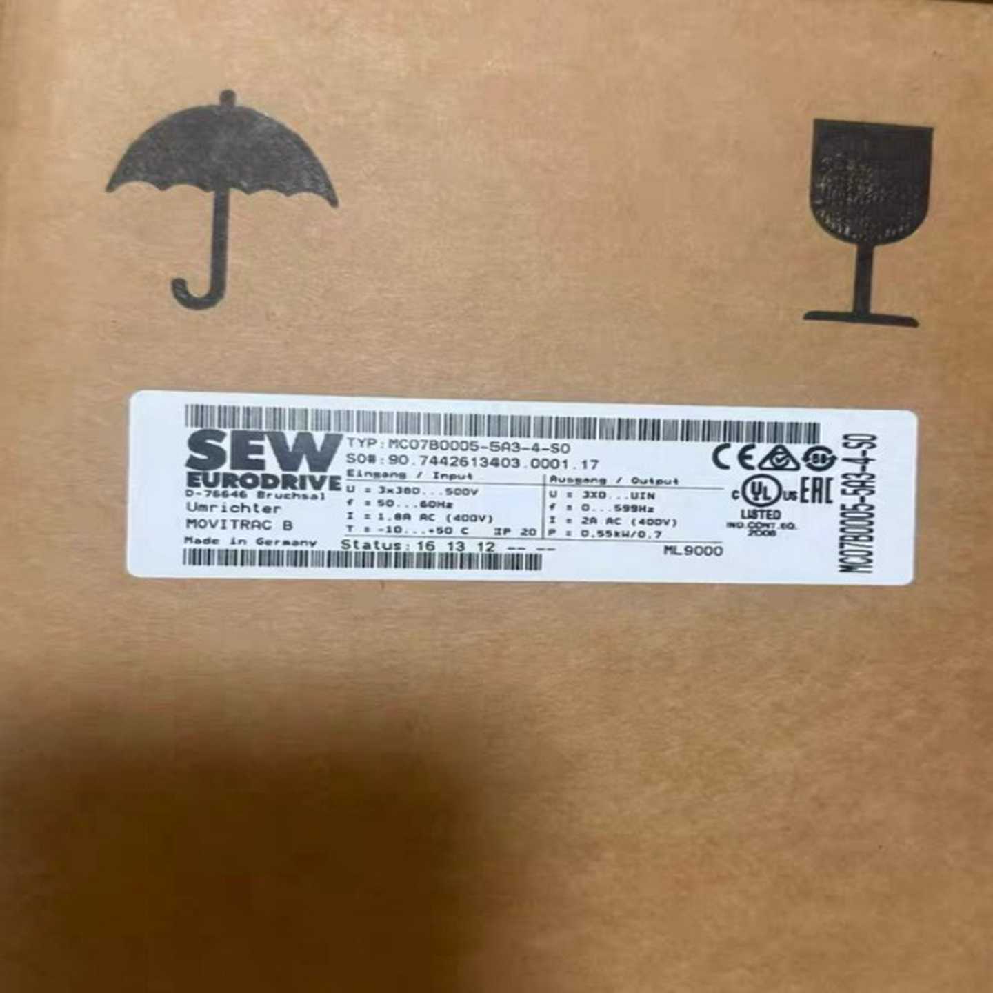 询价SEW变频器MC07B0005-5A3-4-S0