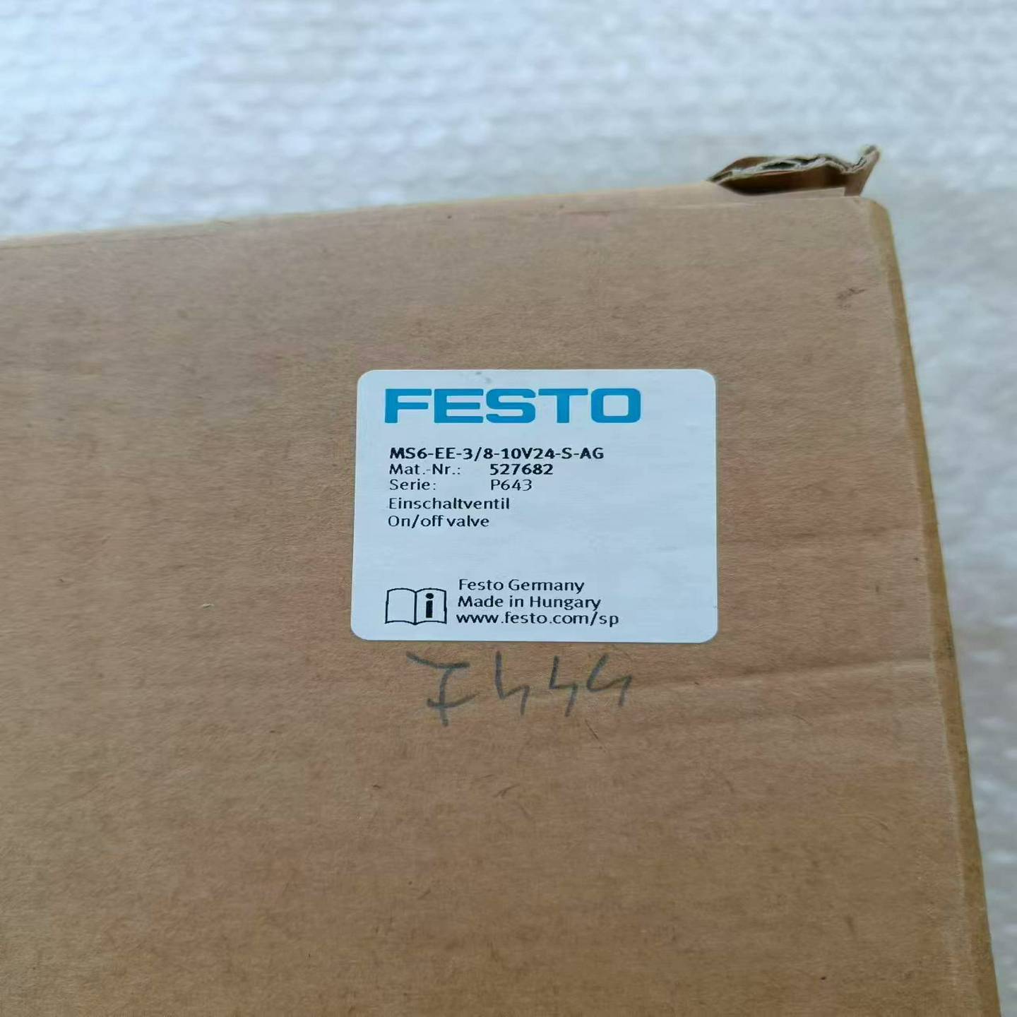 议价J337*FESTO费斯托开关阀MS6-EE-3/8-10V现货/维N修