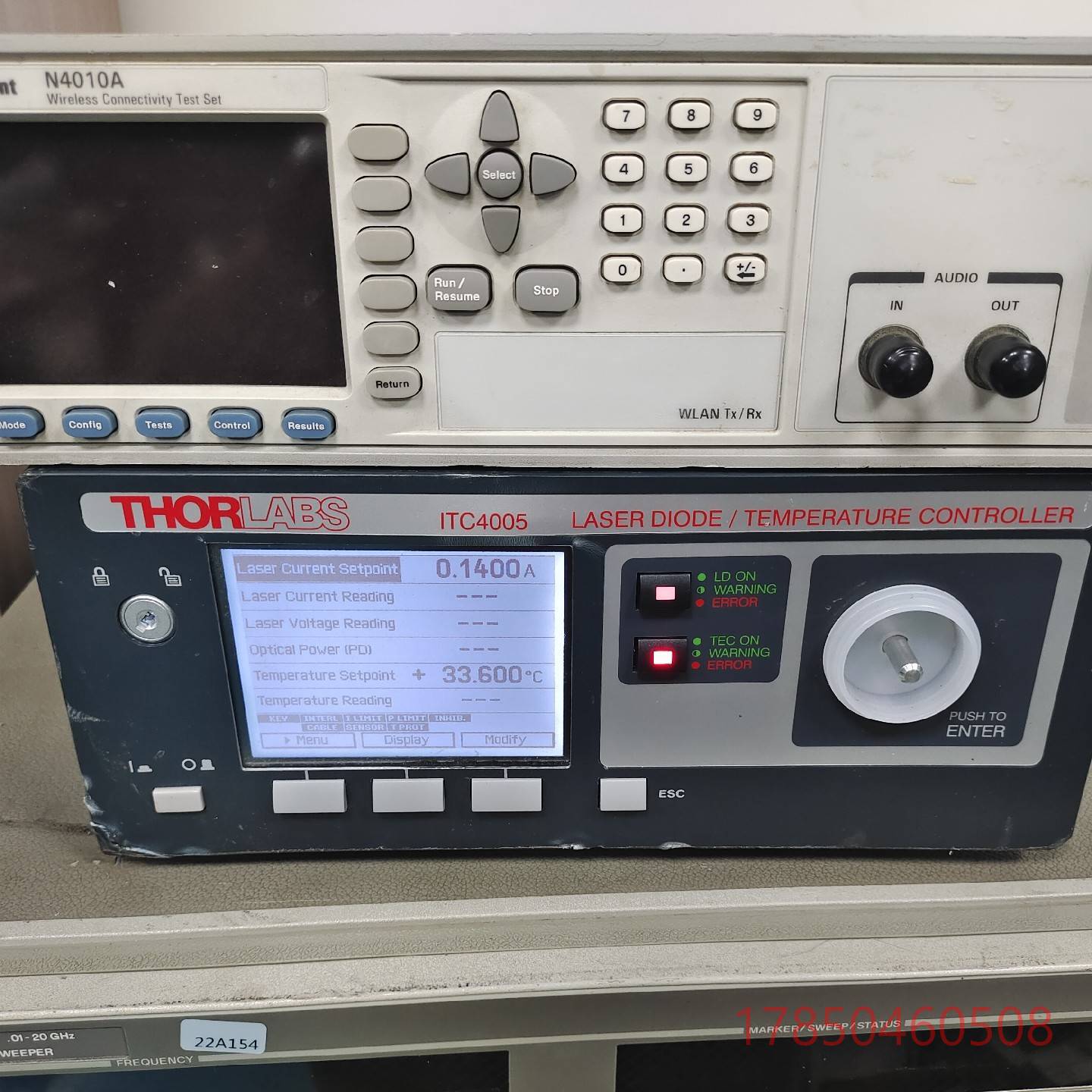 售前询价索伦博thorlabs itc4005  ted4015激光维修 议价