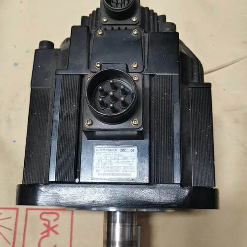 询》拆机1200W安川伺服电机SGMGH12ACB6C成色如