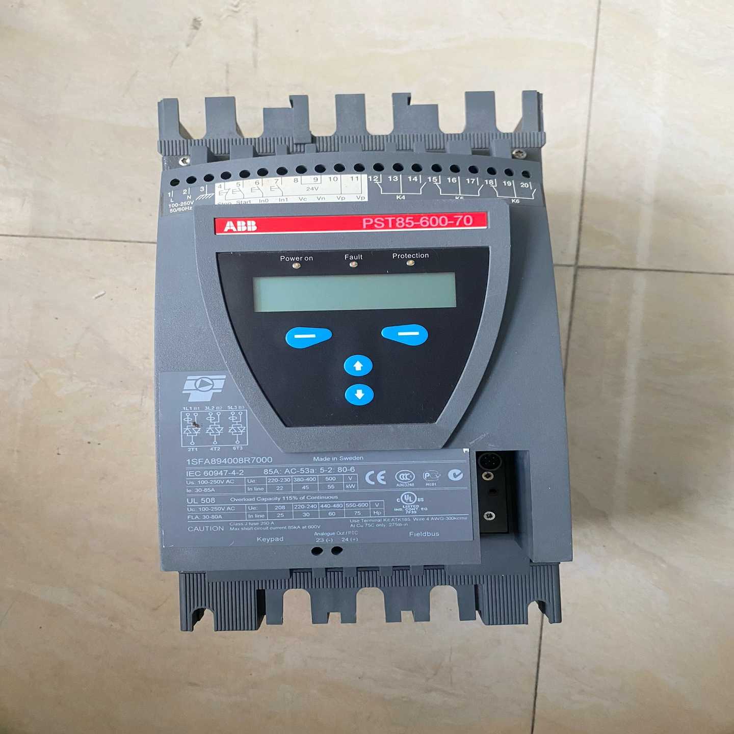 询价ABB软启动器PST85-600-701SFA894008