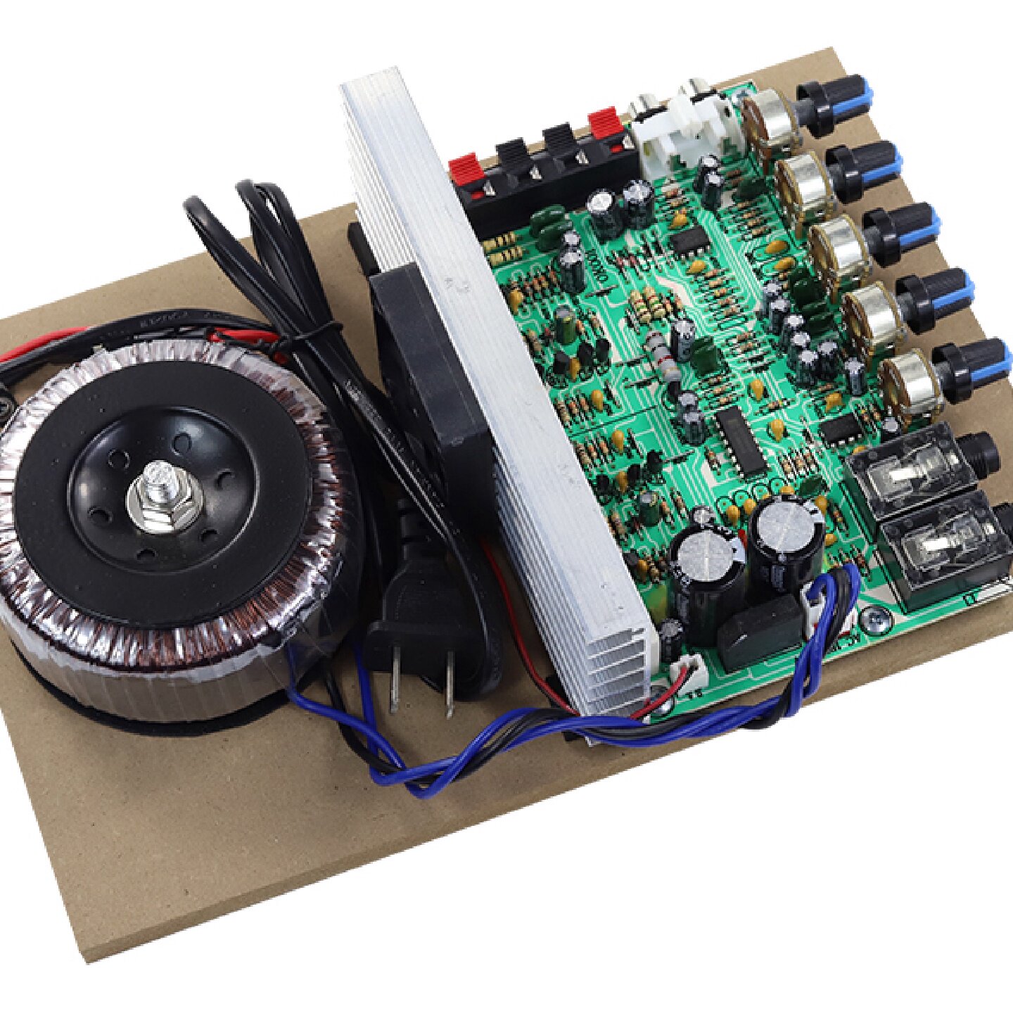 300W4个大功率管高低音功放板卡拉OK混合并前级发烧HIFI专业级