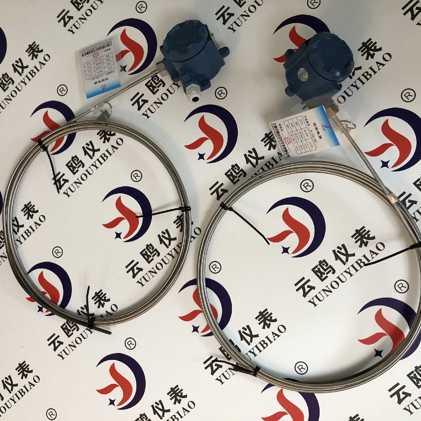 k型双支铠装热电偶WRNK2-281/381耐高温1600度刚玉管/SIC保护管