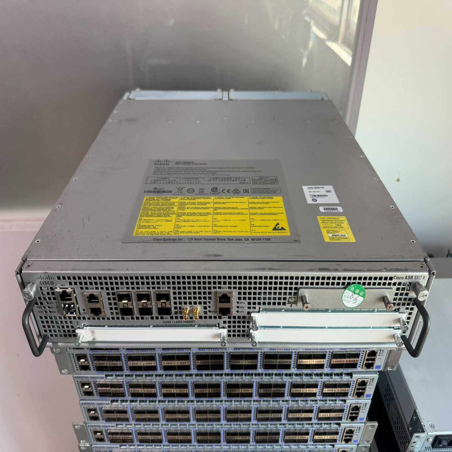 原装二手思科Cisco ASR1002-X 高端路由器6口千~议价