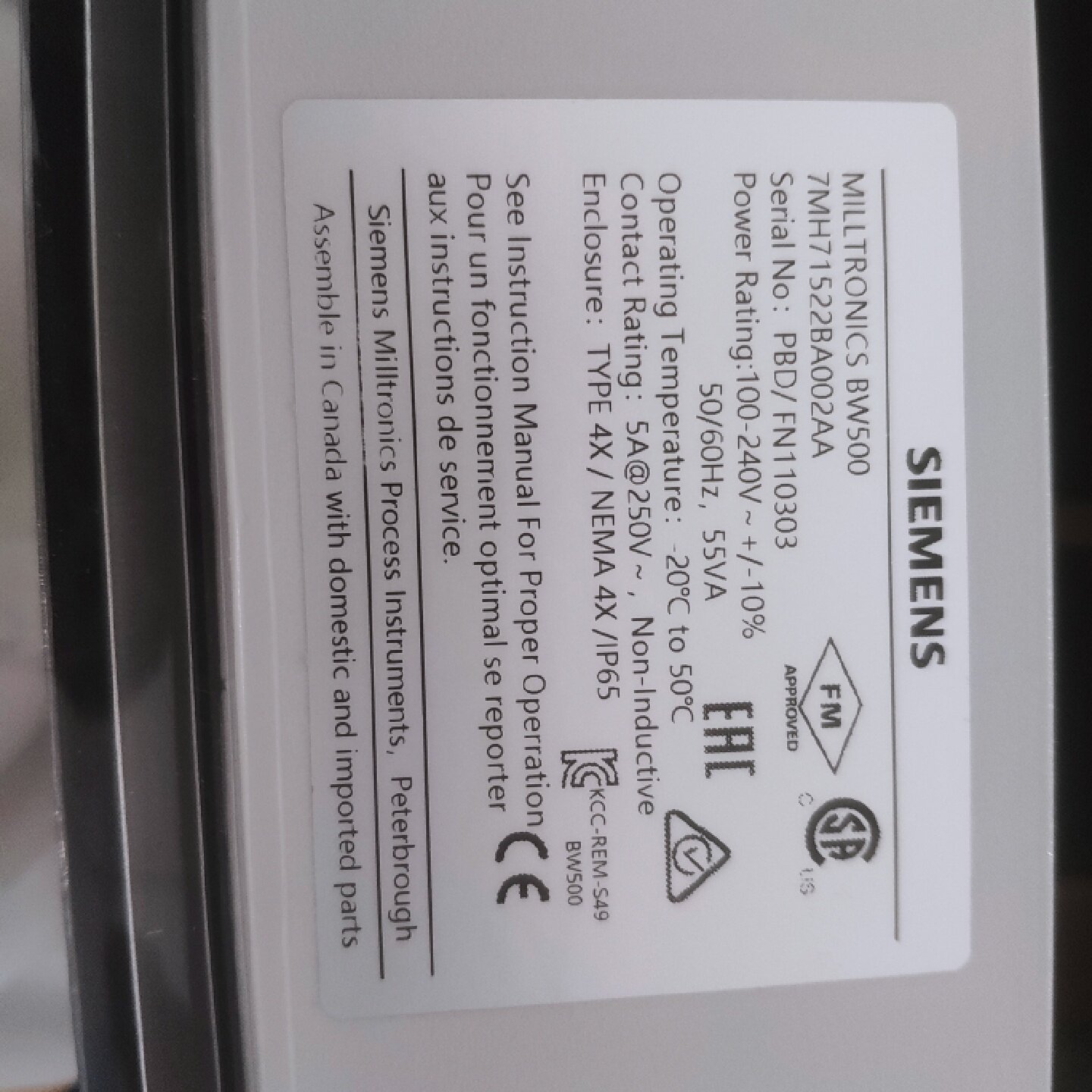 议价西门子称重变送器积算仪7MH7152-2BA00-2AA