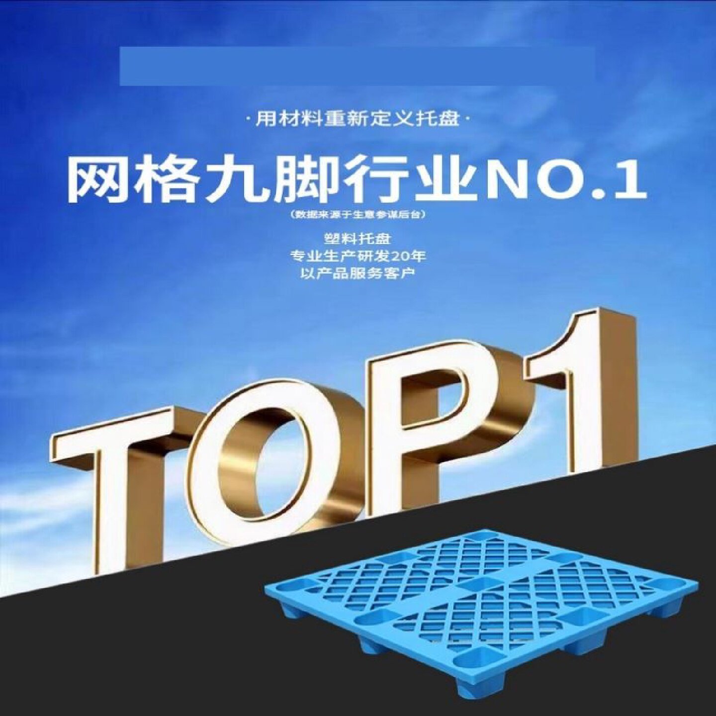 塑料托盘叉车仓库垫板防潮板卡板货物栈板拖盘货架垫仓板工业地台