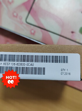 议价6ES7136-6DB00-0CA0全新未拆封