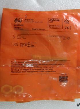 IFS240 IFK3004BBPKGUS-104 全新 易福门IFM 现货*议价商品
