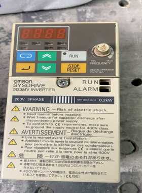 3G3MV-A2002220V0.2KW变频器实物询价