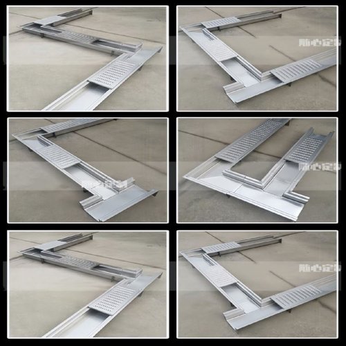 304不锈钢成品排水沟U型槽排水槽饭店厨房地沟格栅明沟下水道盖板