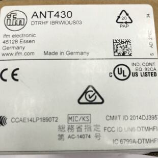 议价IFM 易福门ANT430全新原装正品现货