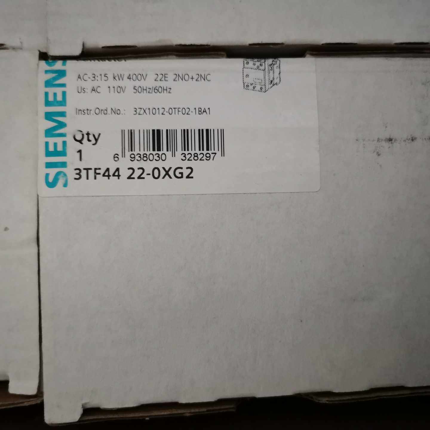 询价3TF44交流接触器3TF4422-0XG2