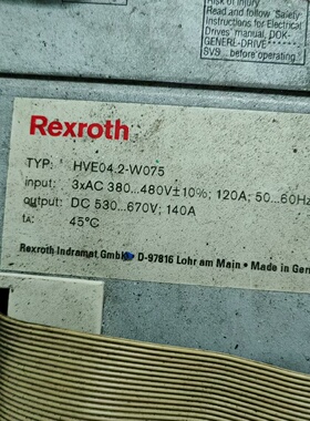 力士乐电源HVE04.2W075