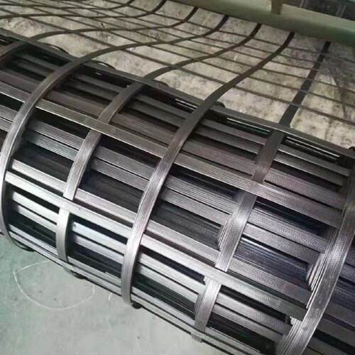 玻纤土工格栅公路用矿用塑料钢塑沥青路防裂自粘式玄武岩玻纤格栅