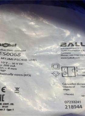 议价议价BALLUFF光电测距感测器BOS016K BOS 23K-XT-LS11-S4议价