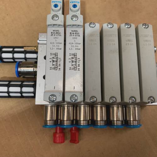 Festo Manifold Assembly VTUGS 572230 3S7PLPRH3FV2x VUVGB14B5