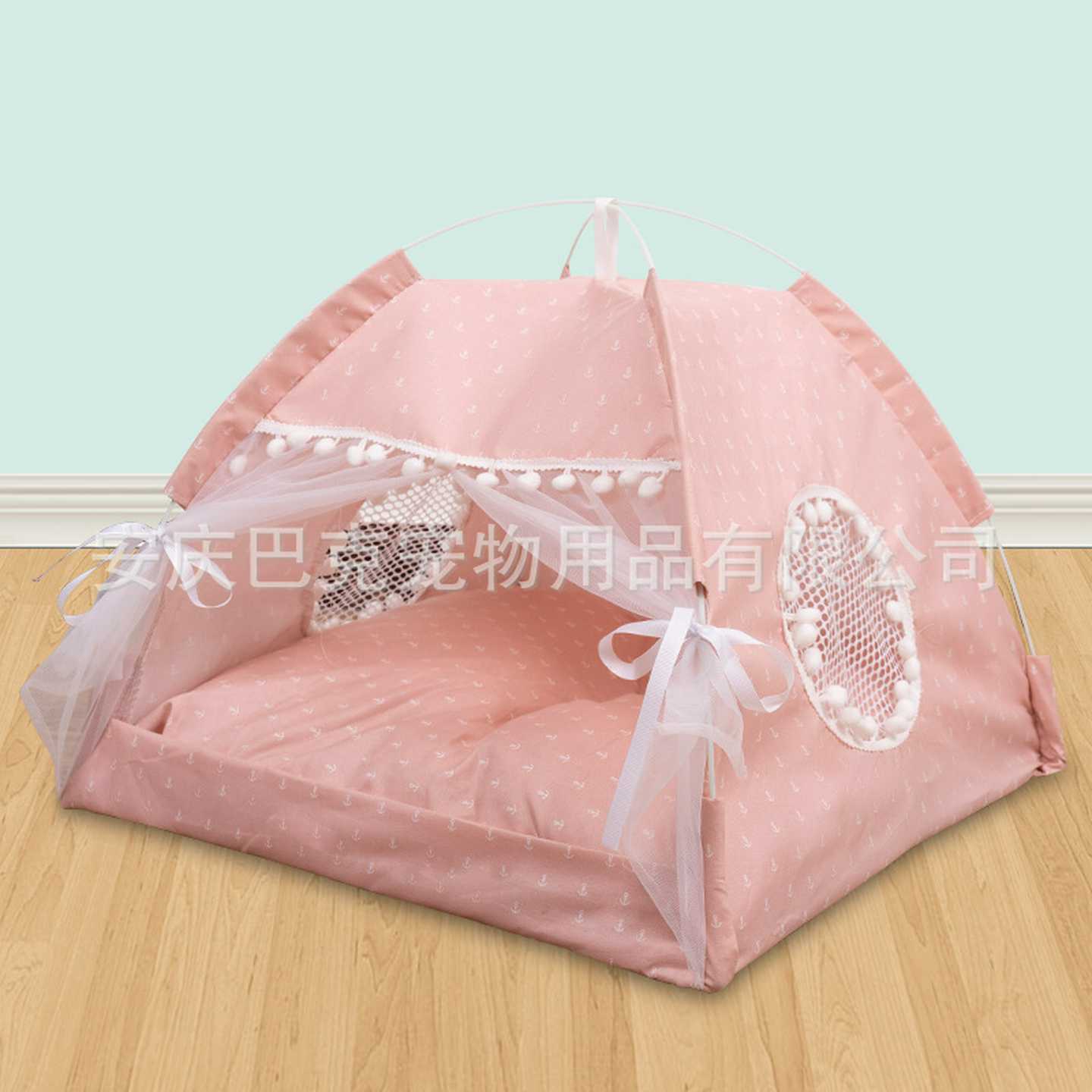 猫窝四季通用可拆洗封闭式宠物帐篷窝小型犬泰迪夏季狗窝猫咪用品