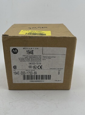 AB 194EE6317536N NON FUSED ISOLATOR SWITCH 63A NEW IN BOX