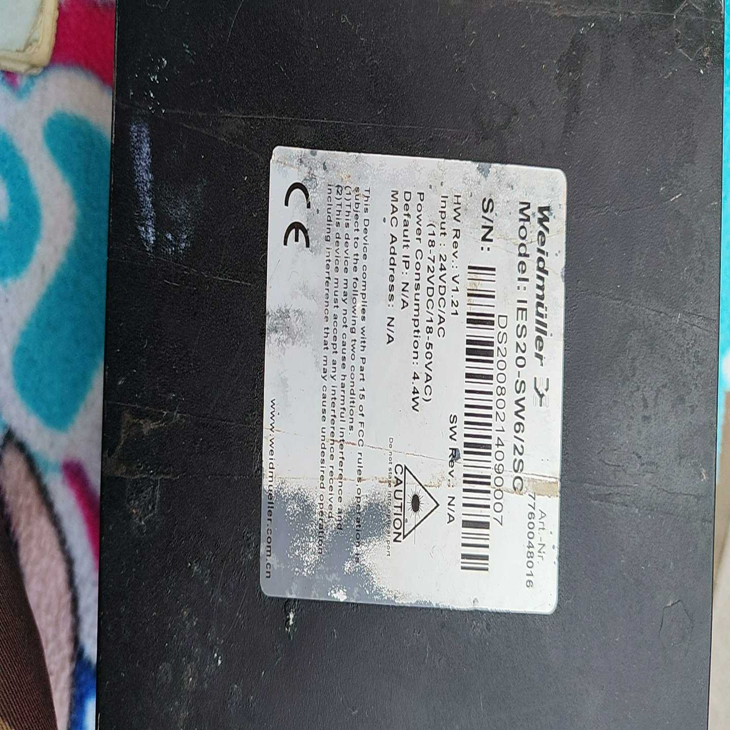 魏德米勒交换器IES20-SW6/2SC功能包好成色--议价商品