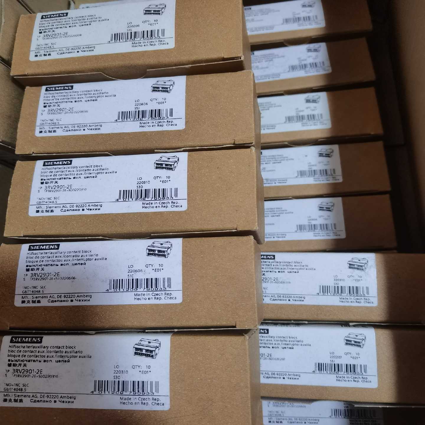 3RV2901-2E低压辅助开关询价