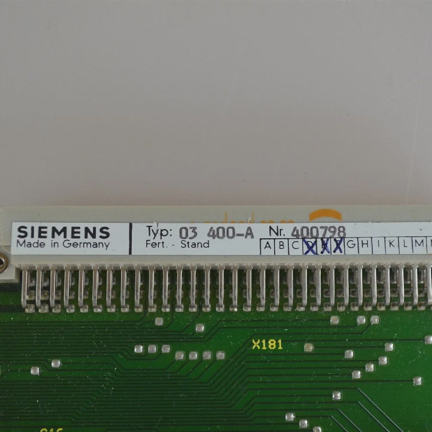 Siemens  03400A NR. 400798  SINUMERIK Dual Interface Board - 实物图