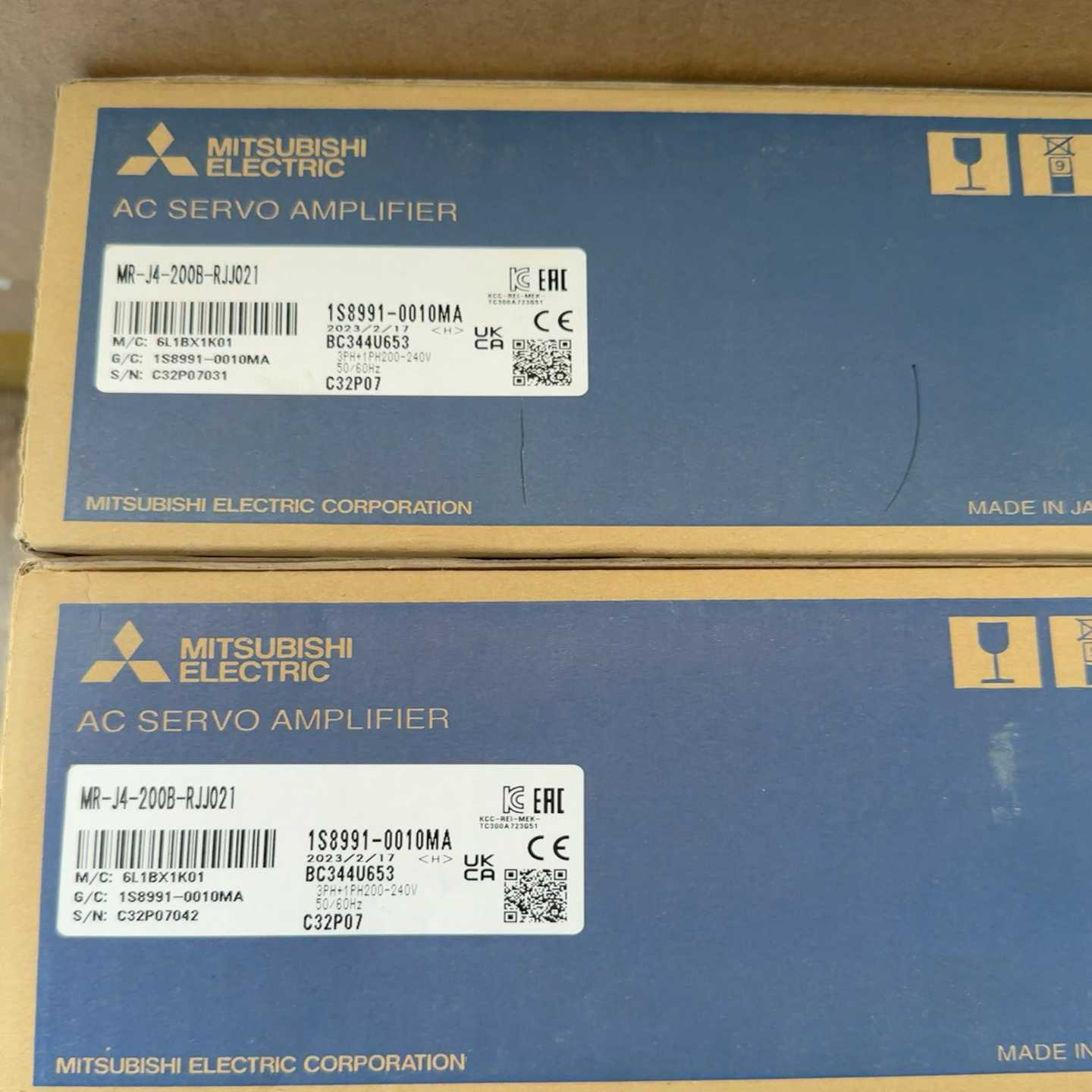 三菱伺服驱动器MR-J4-200B-RJJ021，2023年--议价商品