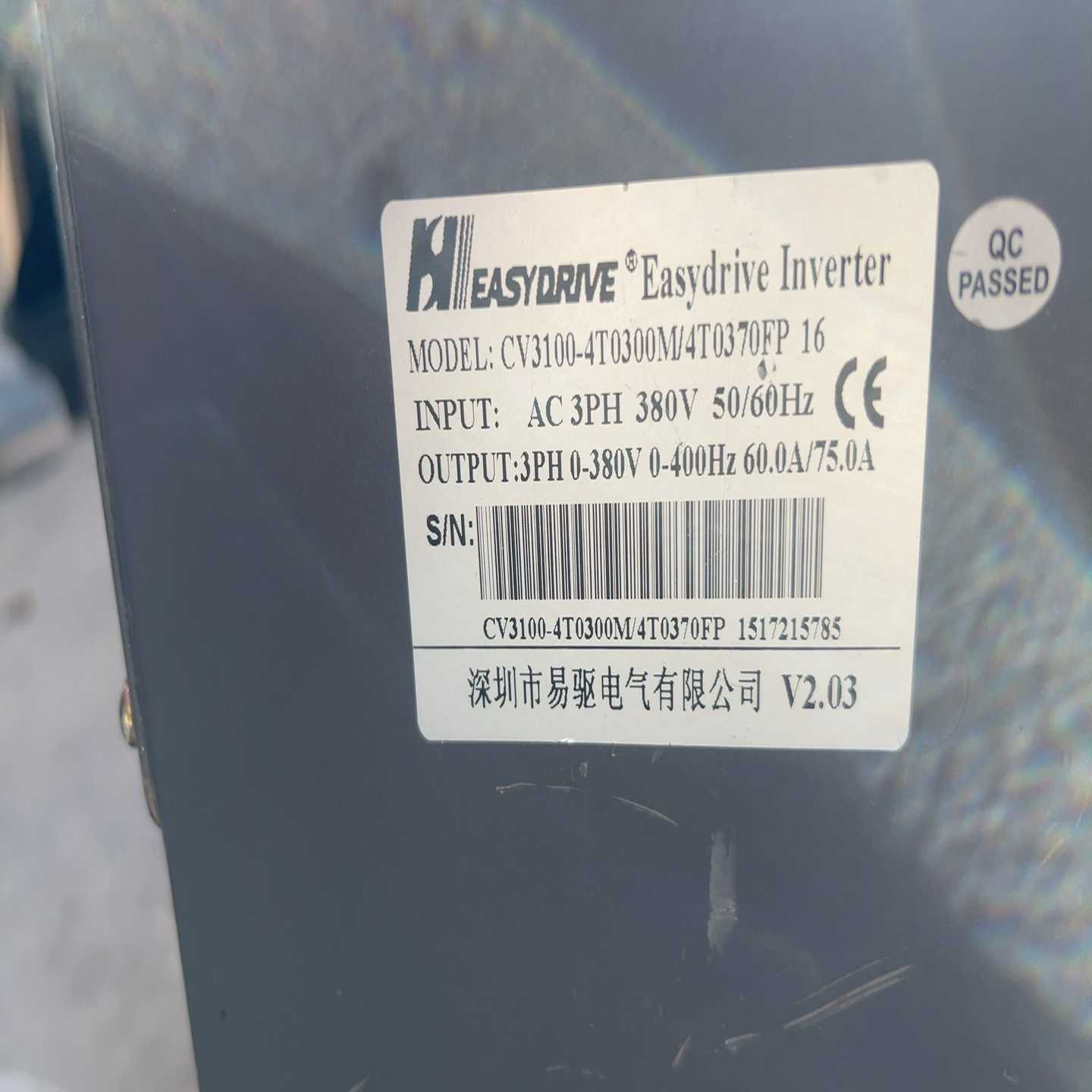 易驱重载矢量变频器CV3100-4T0300M/4T0370适用