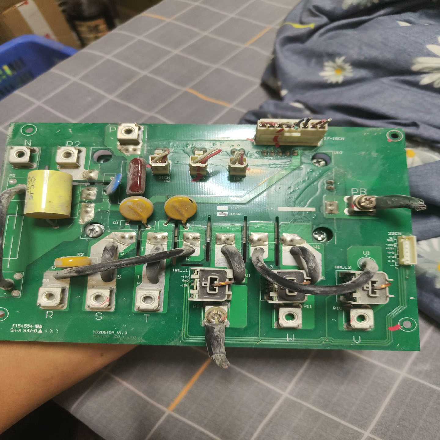 优利康变频器YD2DB15P-V1.3模块板，，成色询价