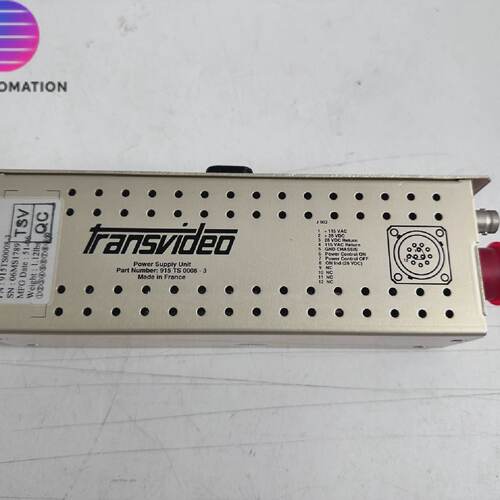 Transvideo PSU Arinc 722 Subd 24V Stern Netzteil Top Zustand