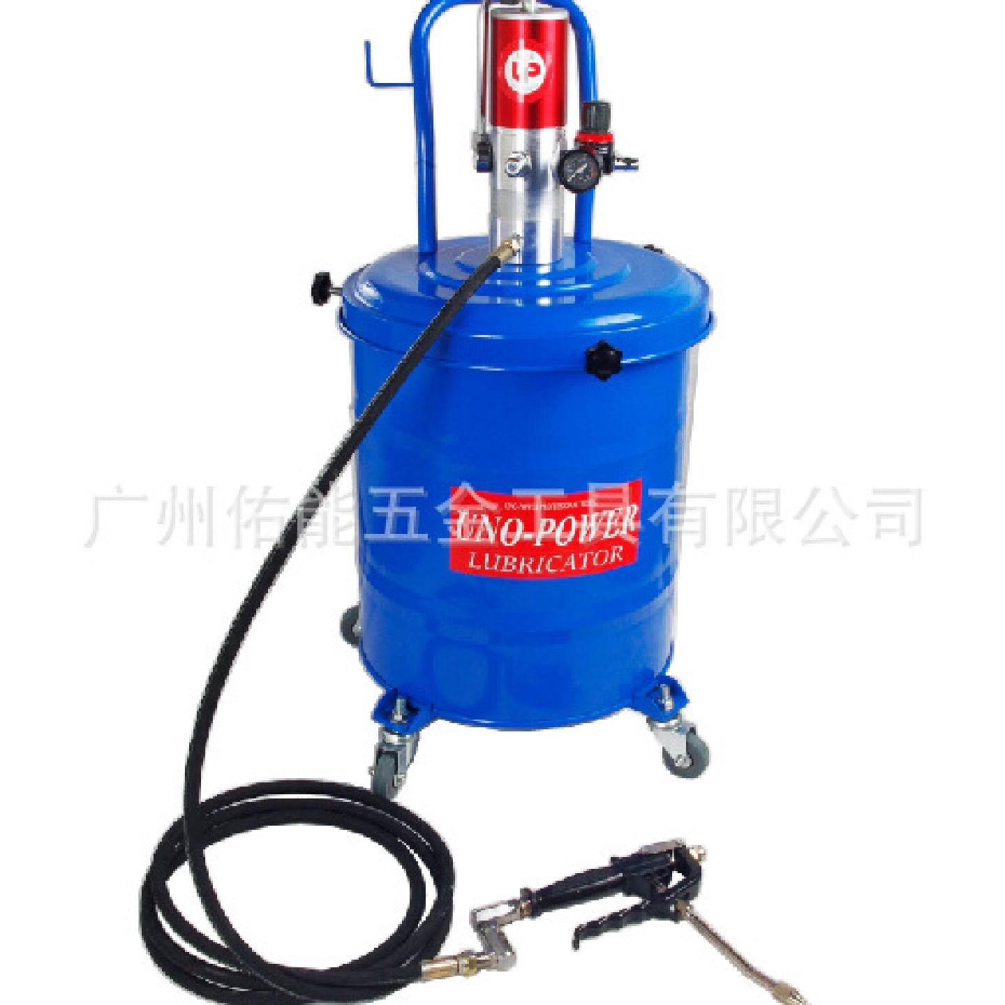 台湾UNopower气动黄油枪加油车黄油机MG-6540L黄油桶