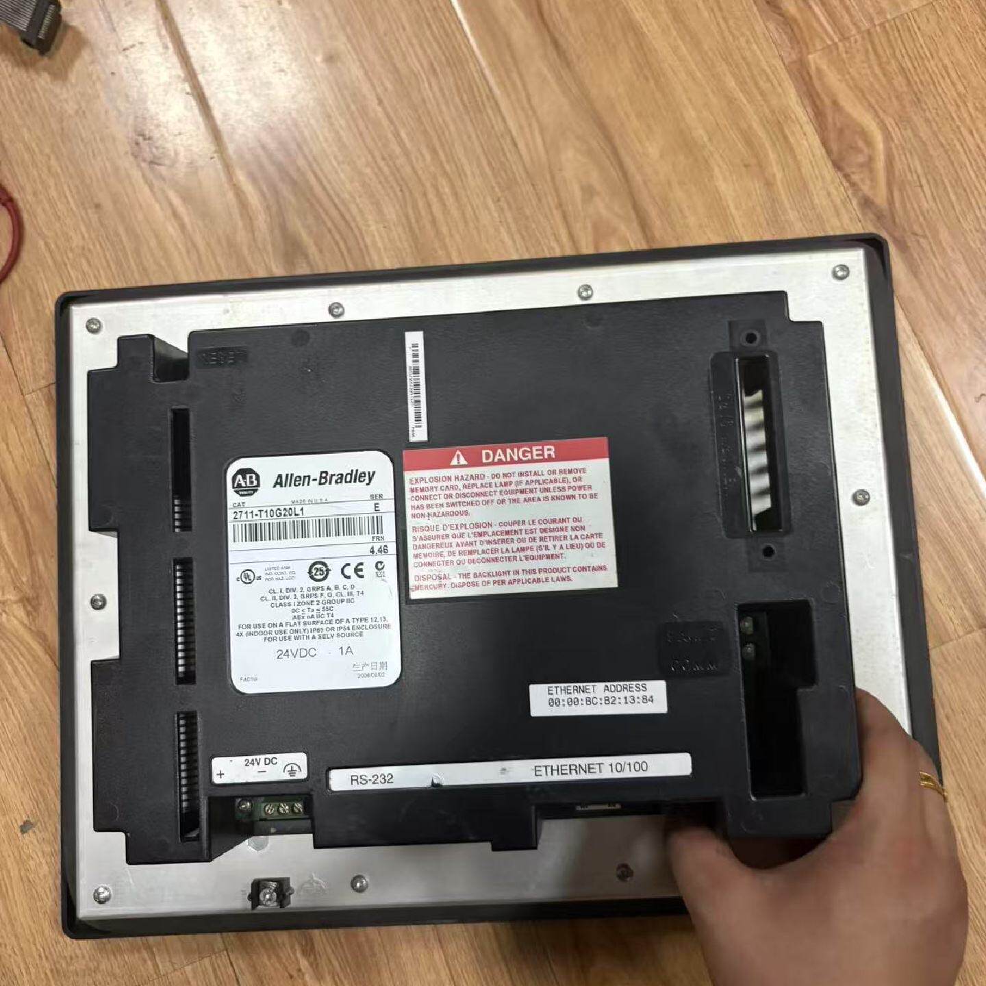 2711-T10G20L1二手拆机AB罗克韦尔触摸屏实物图拍--议价商品