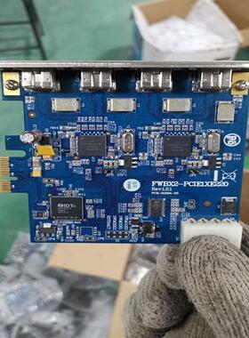 台湾IOI FWBX2-PCIE1XE220 图像4路采集卡 FW643 1394B视觉