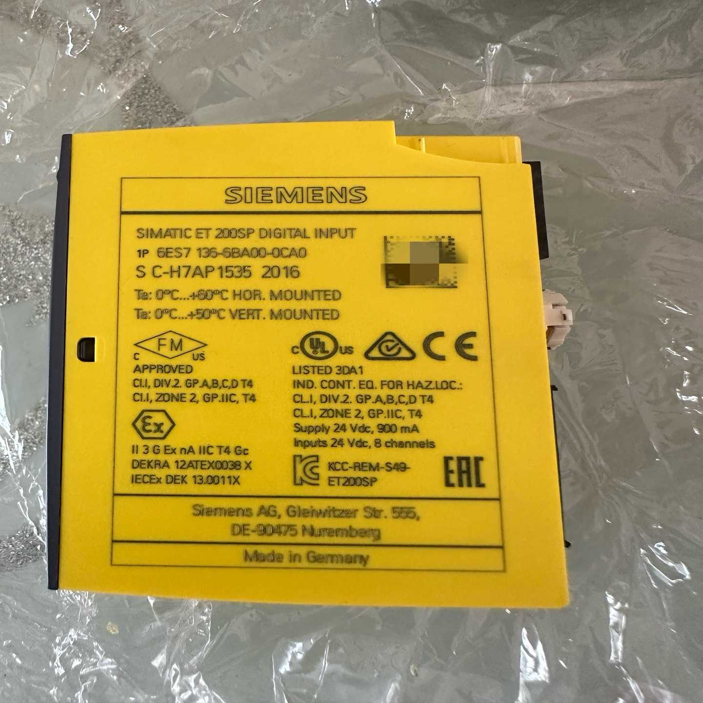 安全模块6ES7136-6BA00-0CA0裸机询价