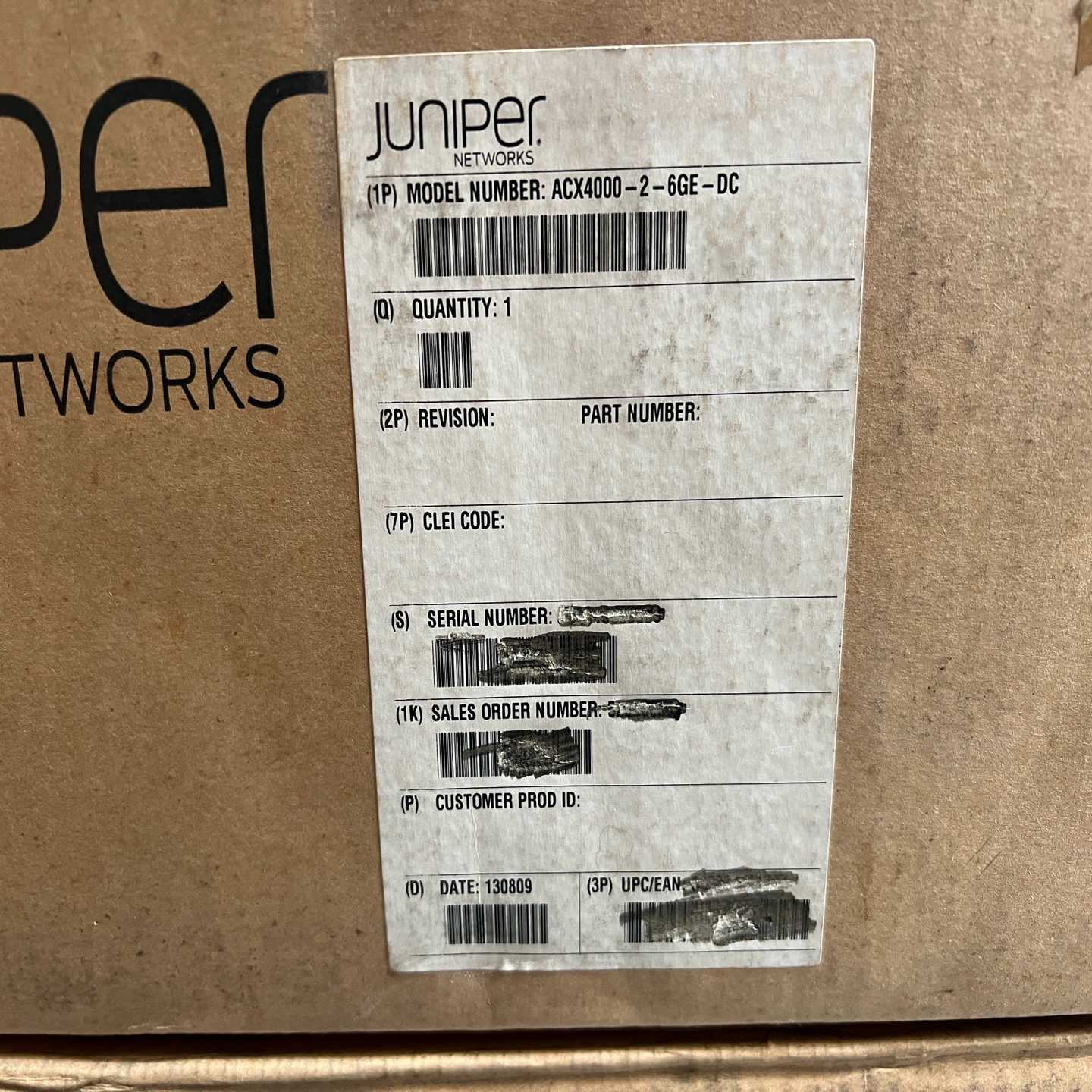 议价全新原包装juiper4000-2-6-适用