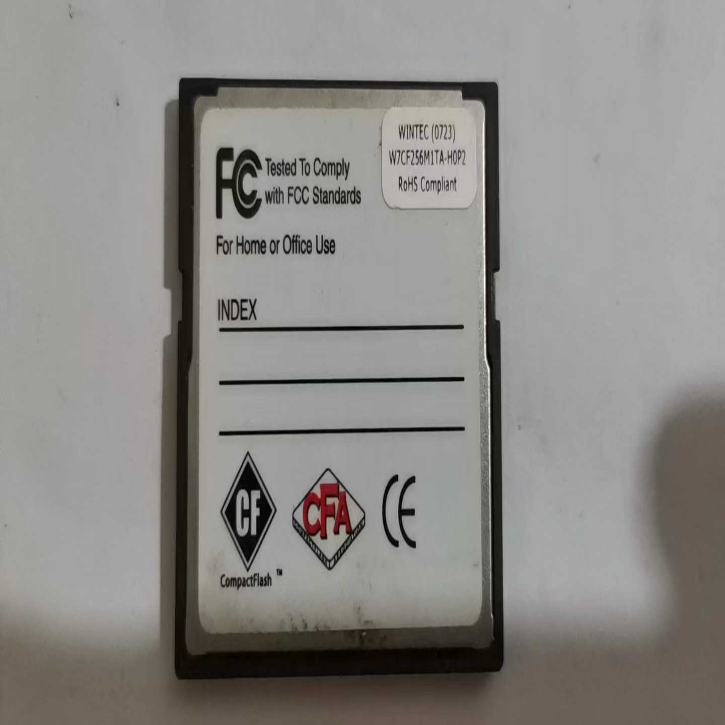 询价~工业内存卡WINTEC CompactFlash 256MB
