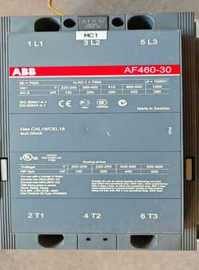 【星慕电子】ABB接触器AF460-30，现拆