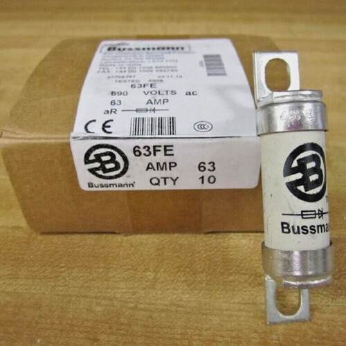 5PCS LOT Bussmann  Eaton 63FE High Speed Fuses 63A 690 VAC B