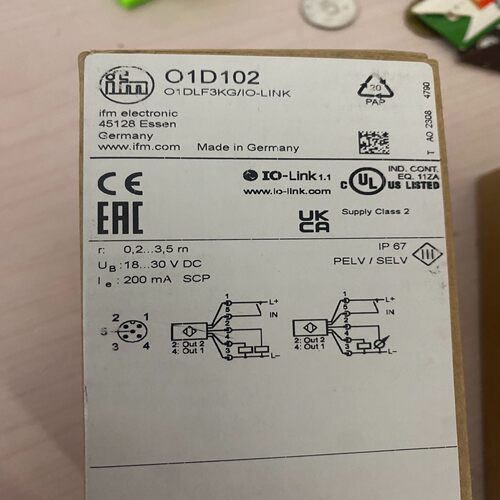 易福门距离传感器，型号O1DLF3KG/IO-LINK包~询价