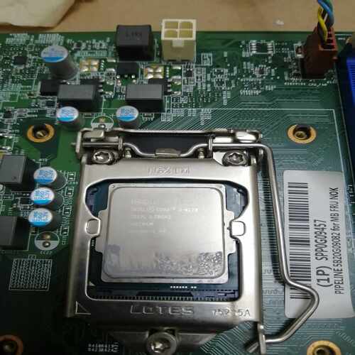 询价联想IH81M拆机主板，加i3-4170CPU加散热器一起打
