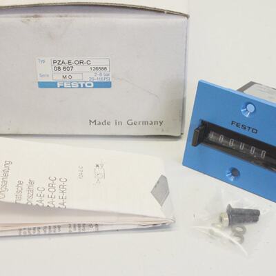 FESTO PZAEORC Ventil Additionszhler Adding counter 08607 OVP