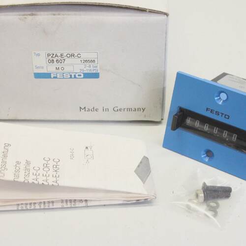 FESTO PZAEORC Ventil Additionszhler Adding counter 08607 OVP