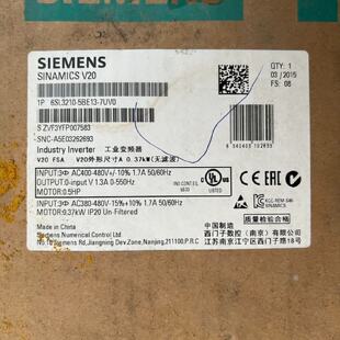 7UV0 V20变频器 5BE13 议价6SL3210