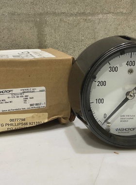 ASHCROFT DURAGAUGE 451279RA02B800 800PSI GAUGE 412 IN 678