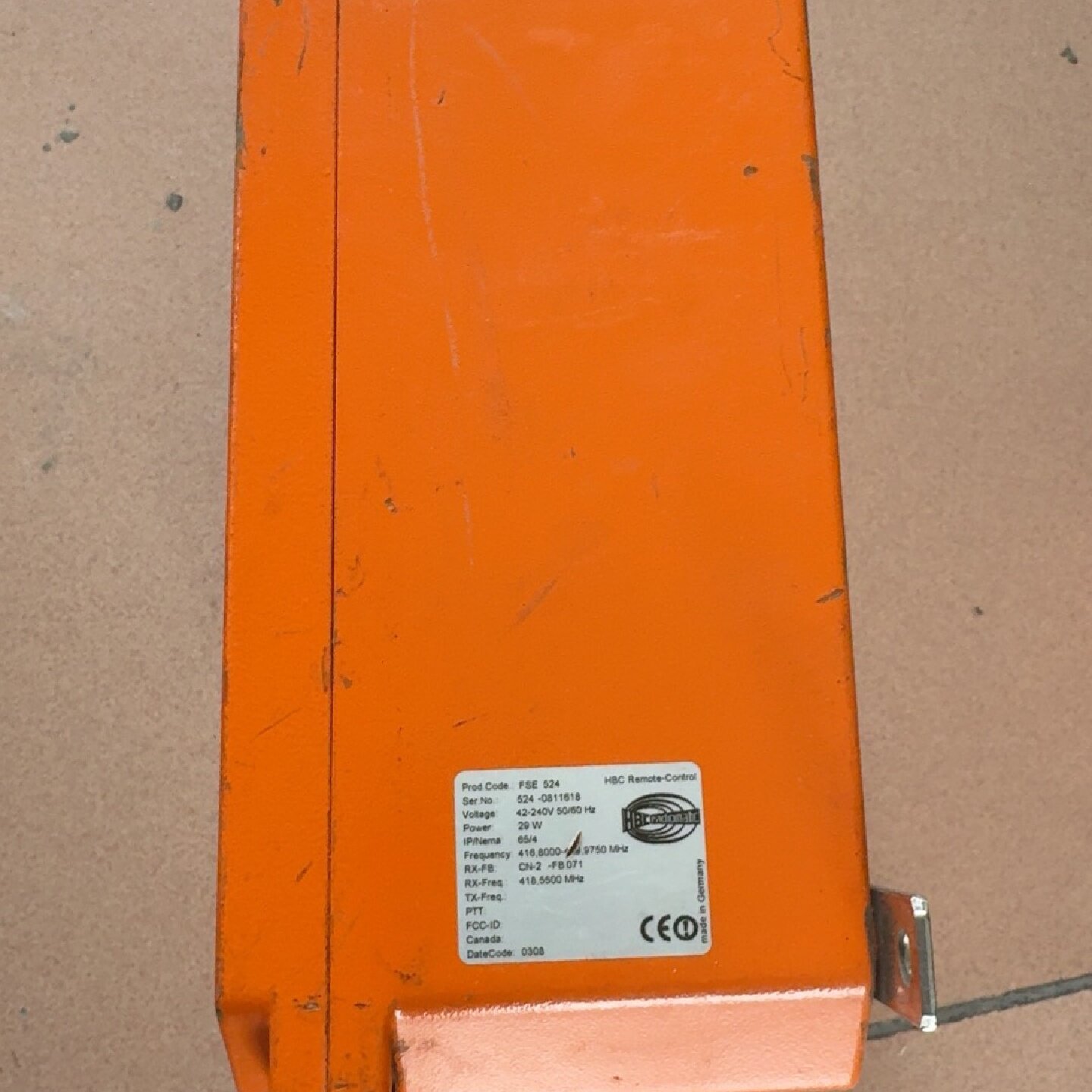 HBC海希FSE524工业遥控器行吊天车遥控器外观如图-议价