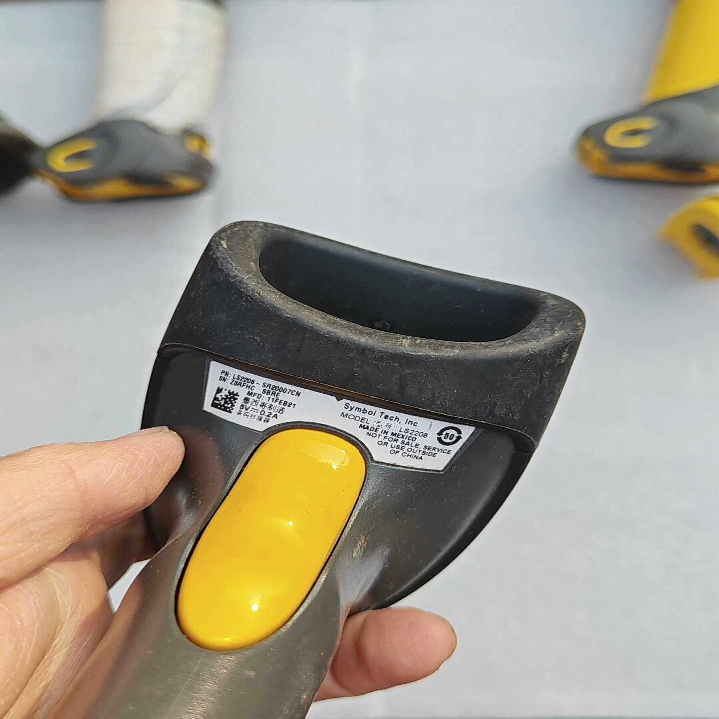 Ls2208激光条码扫描枪.如图，正常使用，有需要的直接拍-议价