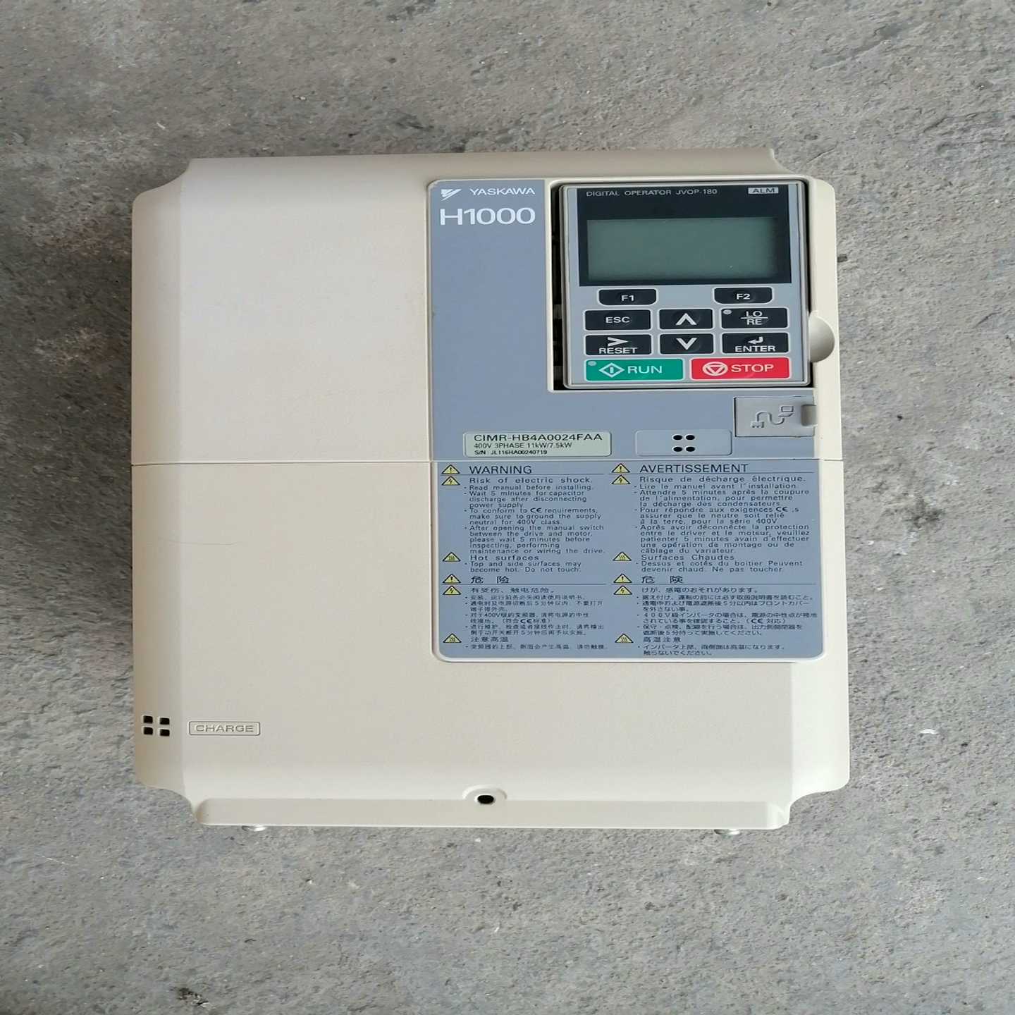 安川H1000变频器15KW/11KW CIMR-HB4A0~询价
