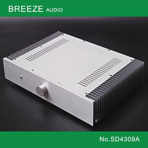 【清风工作室】高效散热，小甲类，SD4309A外散热全铝功放机箱