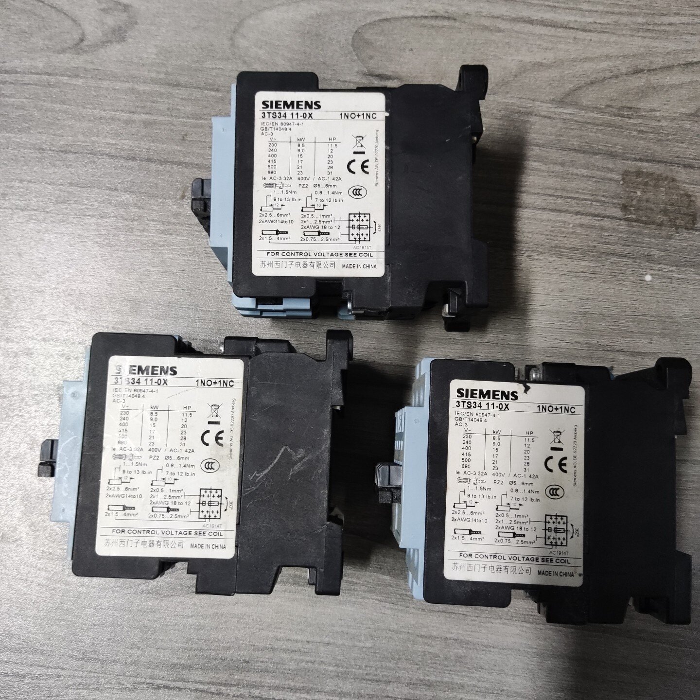 3TS34 11-0X接触器议价图片